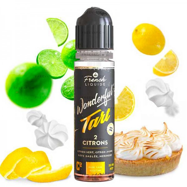 Le French Liquide - Wonderful Tart 2 Citrons - 50/60ml Liquid (Shortfill)