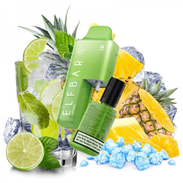 Elfbar - AF5000 - Kit - Pineapple Mojito (10ml Nachfüllbehälter/Liquid)
