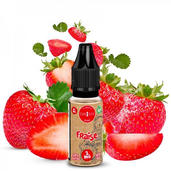 Fraise - 10ml - Natural von Curieux - Liquid