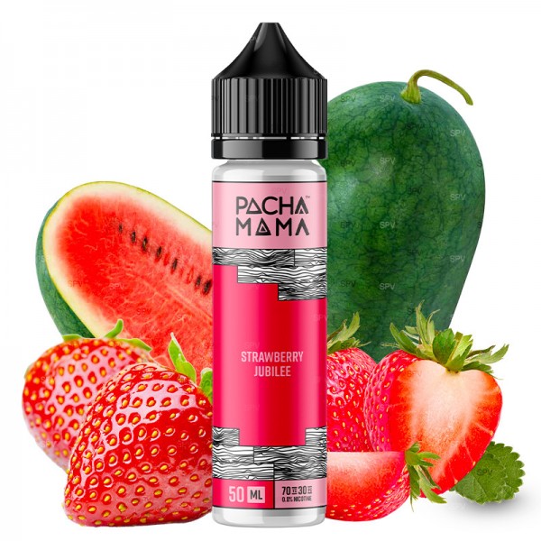 Strawberry Jubilee ICE - 50/60ml Shortfill - PACHA MAMA von Charlie's Chalk Dust - Liquid