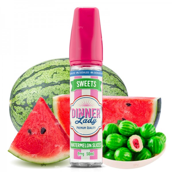 Watermelon Slices - 50/60ml Shortfill SWEETS von Dinner Lady - Liquid