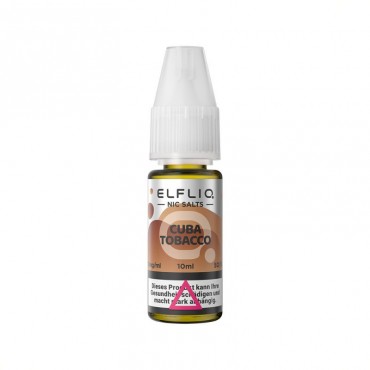 Cuba Tobacco - 10ml NikotinSalz - ElfLiq von Elfbar - Liquid