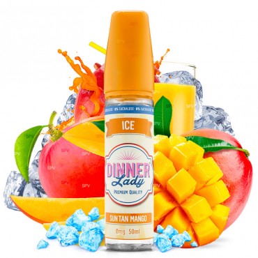 Sun Tan Mango - 50/60ml Shortfill - ICE von Dinner Lady - Liquid