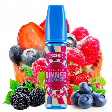 Berry Tart - 50/60ml Shortfill - Desserts von Dinner Lady - Liquid