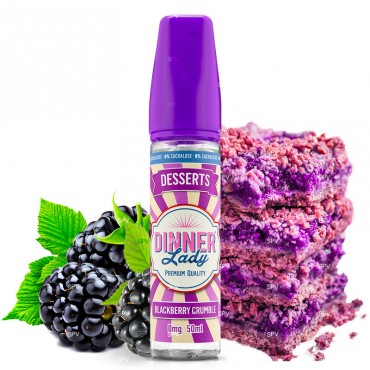 Blackberry Crumble - 50/60ml Shortfill - Desserts von Dinner Lady - Liquid