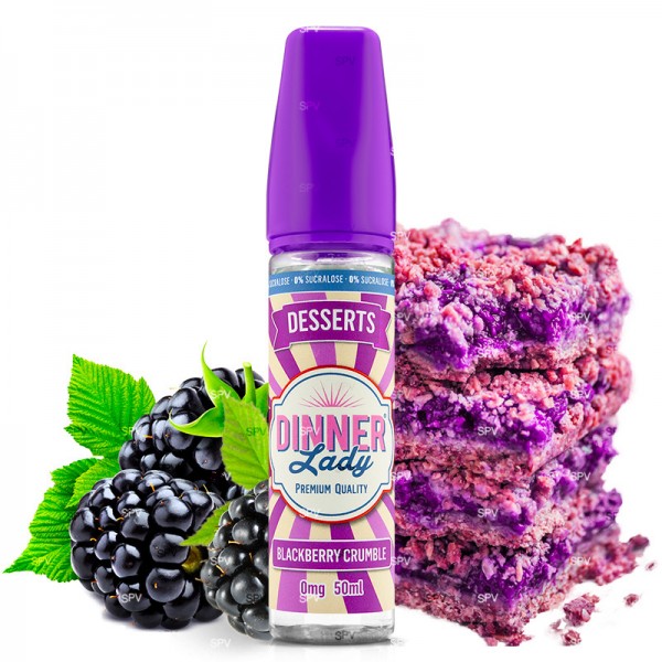 Blackberry Crumble - 50/60ml Shortfill - Desserts von Dinner Lady - Liquid