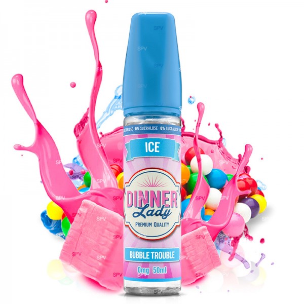 Bubble Trouble - 50/60ml Shortfill - ICE von Dinner Lady - Liquid