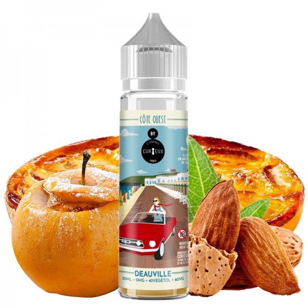 Curieux Cote Ouest - Deauville - 50/60ml Shortfill Liquid