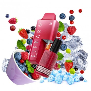 Elfbar - AF5000 - Kit - Red Fruits (10ml Nachfüllbehälter/Liquid)