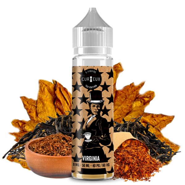 Virginia - 50/60ml Shortfill - Tea von Curieux - Liquid