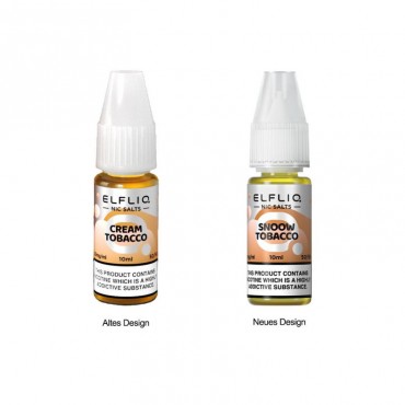 Snoow Tobacco - Cream Tobacco - 10ml NikotinSalz - ElfLiq von Elfbar - Liquid