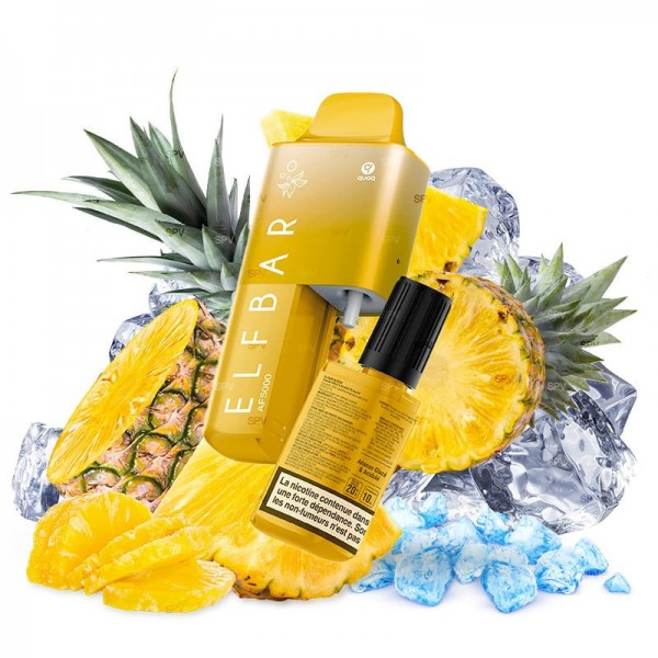 Elfbar - AF5000 - Kit - Sour Pineapple Ice (10ml Nachfüllbehälter/Liquid)