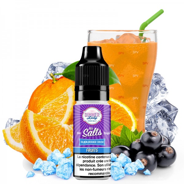 Black Orange Crush - 10ml NikotinSalz - FRUITS Dinner Lady - Liquid -NEW