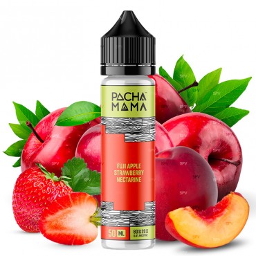 Fuji Apple Strawberry Nectarine - 50/60ml Shortfill - PACHA MAMA von Charlie's Chalk Dust - Liquid
