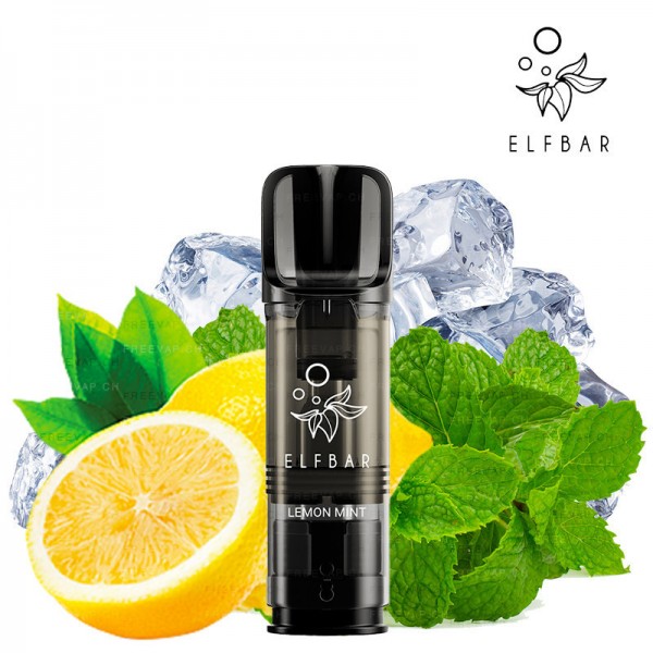 ELFA PRO - Kartuschen - Lemon Mint - Elf Bar - (2 Stck.)