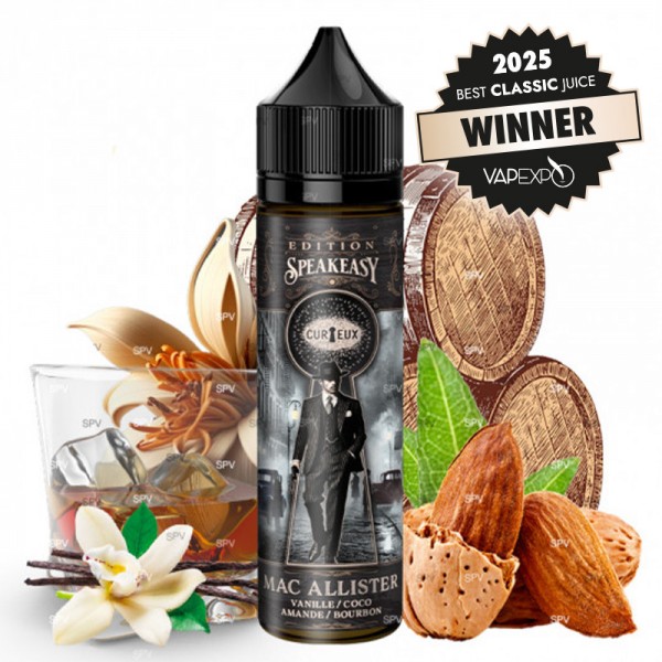Mac Allister - 50/70ml Shortfill - Edition Speakeasy Curieux