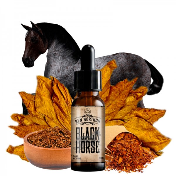 E-Liquid Black Horse (Premium-Tabak) | 10ml