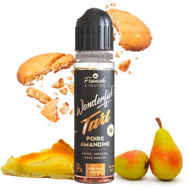 Le French Liquide - Wonderful Tart Poire Amandine - 50/60ml Liquid (Shortfill)