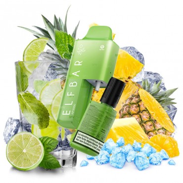 Elfbar - AF5000 - Kit - Lemon Lime (10ml Nachfüllbehälter/Liquid)