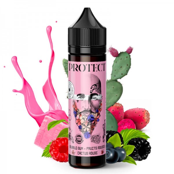 Bubble Gum Fruits Rouges Cactus Rouge - 50/70ml Shortfill - von Protect - Liquid
