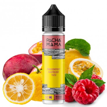 Passion Fruit Raspberry Yuzu - 50/60ml Shortfill - PACHA MAMA von Charlie's Chalk Dust - Liquid