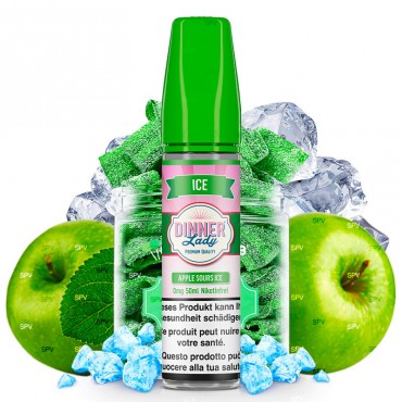 Apple Sours - 50/60ml Shortfill - ICE von Dinner Lady - Liquid