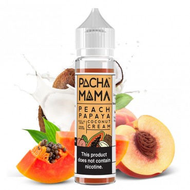 Peach Papaya Coconut - 50/60ml Shortfill - PACHA MAMA von Charlie's Chalk Dust - Liquid