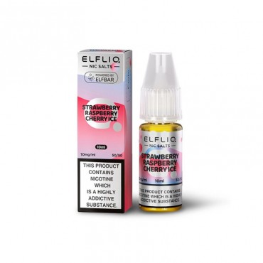 Strawberry Raspberry Cherry Ice - 10ml NikotinSalz - ElfLiq von Elfbar - Liquid