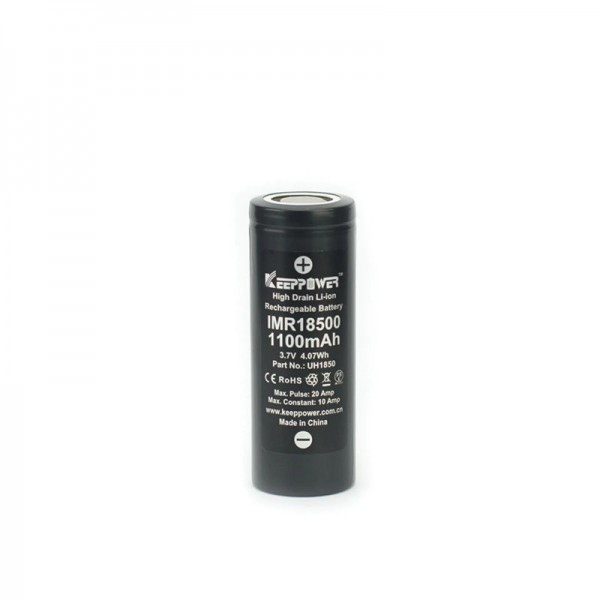 Akku 18500 - 1100 mAh von KeepPower