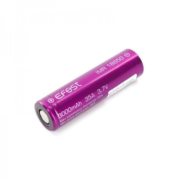 18650 3000 mAh 35A Akku - Efest