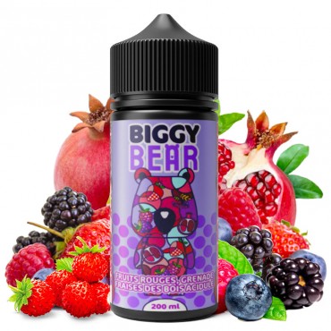 Fruits Rouges Grenade Fraise des Bois Acidulée - 200ml Liquid - von Biggy Bear