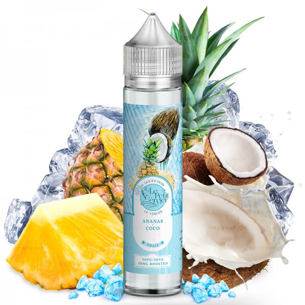 Ananas Coco Frais - 50/70ml Shortfill - Le petit Verger von Savourea - Liquid