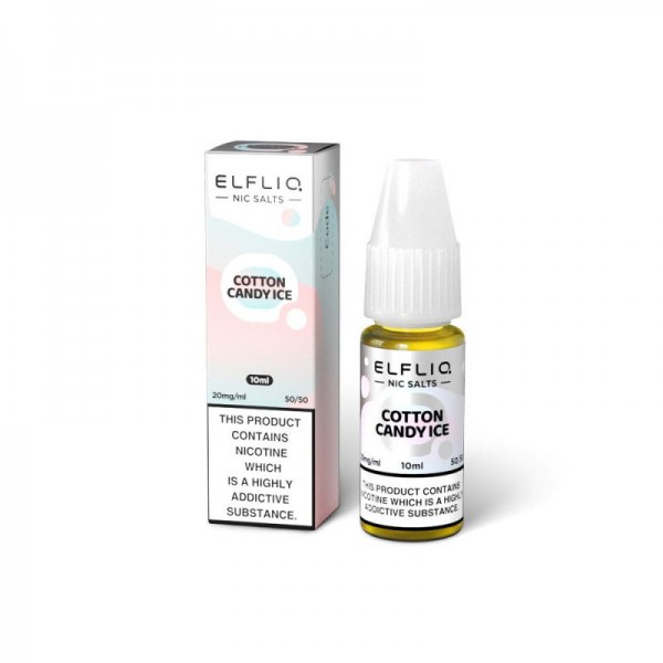 Cotton Candy Ice - 10ml NikotinSalz - ElfLiq von Elfbar - Liquid