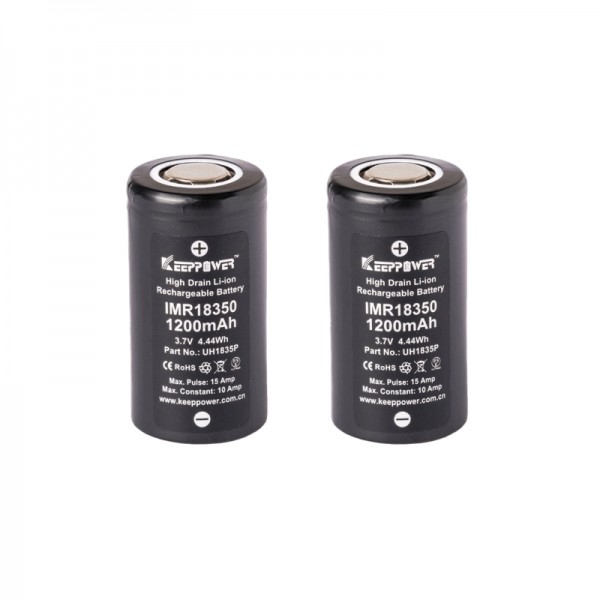 IMR 18350 1200mAh V2 Akku - Keeppower