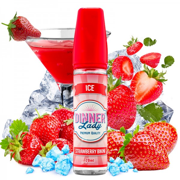Strawberry Bikini - Longfill 20ml/60ml - Ice - Dinner Lady